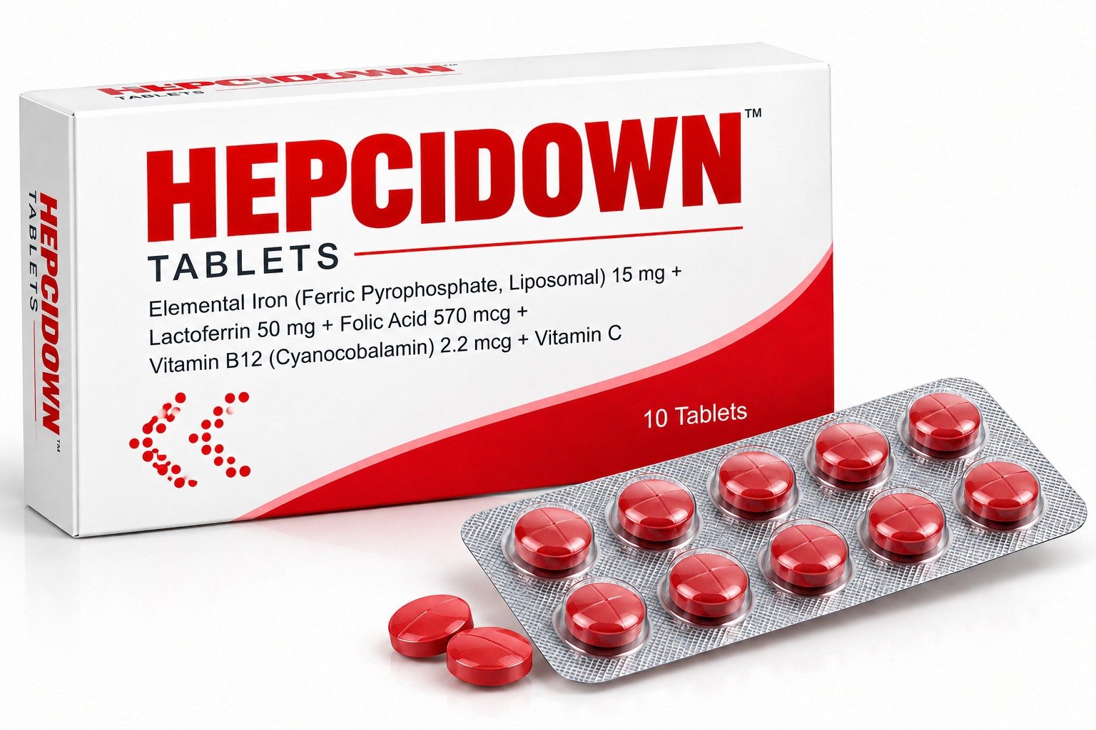 HEPCIDOWN product packaging